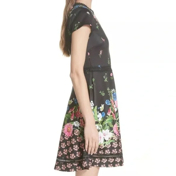 Ted Baker Daissie Florence Trim Skater Dress